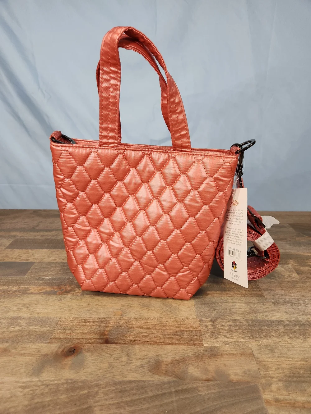 Lug Tip Toe Crossbody Bag Metallic Watermelon
